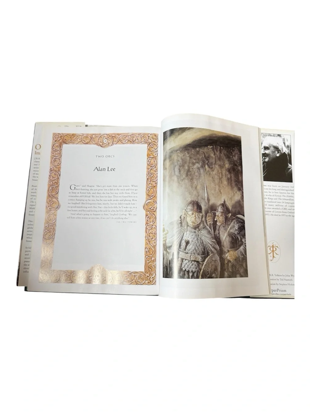 Realms of Tolkien: Images of Middle-earth - Decorative Book Cover (Gray, Green)